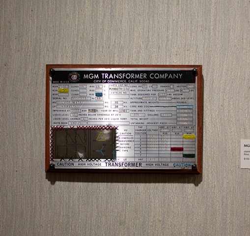 MGM Data Plate