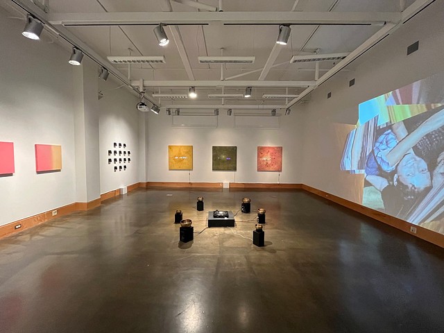 Installation shot at Space 204 Gallery, Vanderbilt University