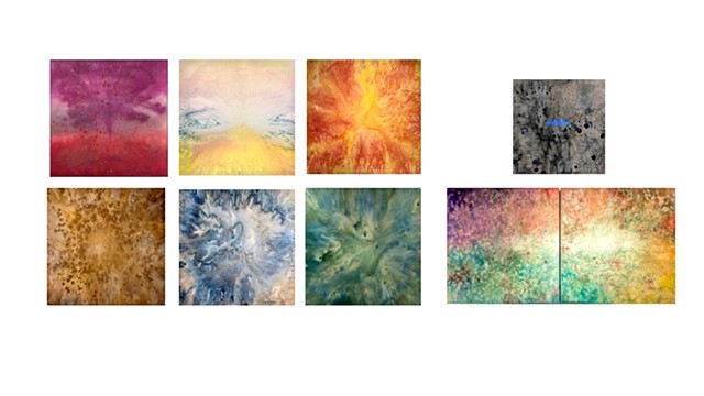 Automatic Paintings for Future Friends 1-9