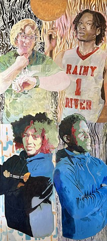 Student Workers and Athletes: Emerald, Caleb, Jazz, Chase