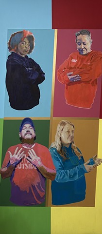 Portraits ('four at a time' series)