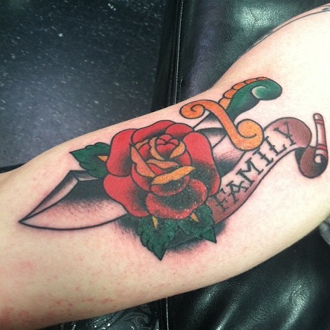 rose cover up Havertown Electric Tattoo & Piercing