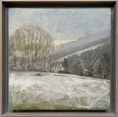 Meadow with Light Snow