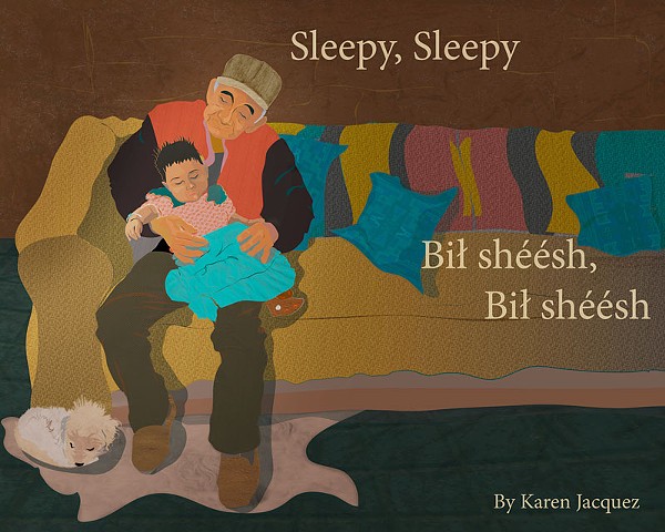 "Sleepy, Sleepy" Cover Written and illustrated by Karen Jacquez