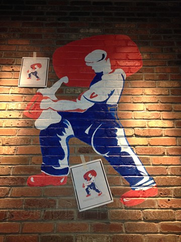 Mural at PJ Whelihan's for Victory Brewing Company