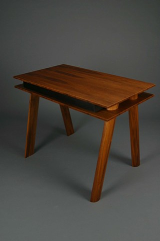 teak writing desk