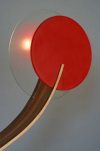 Red Balloon Lamp detail