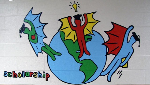 Scholarship mural