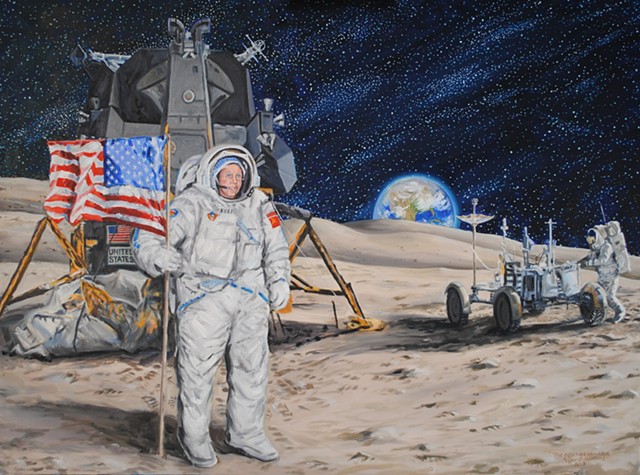 Portrait of "would be astronaut"
