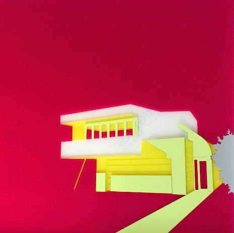 matthew thorley Facade 2015 Tinted Acrylic 100 x 100cm