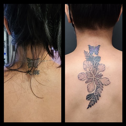 Flame tree flower- Coverup