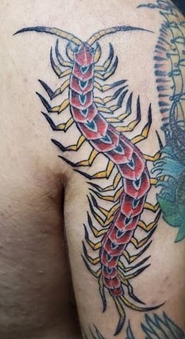 All Rights Reserved By Shauna Fujikawa S. Hope Tattoos & Art - Centipede