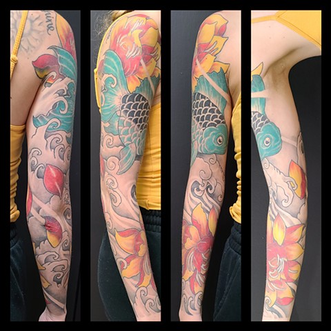 All Rights Reserved By Shauna Fujikawa S. Hope Tattoos & Art - Japanese sleeve