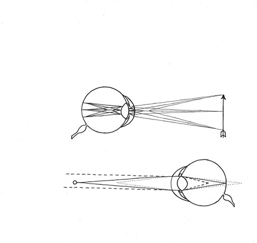 medical illustration, drawing, fine art, optics, optical, eye, eyes, vision, science, medicine, anatomy, human, science, geometry, light, visual perception, diagram, technical drawing, eyeball, medical, human anatomy, linear, contour