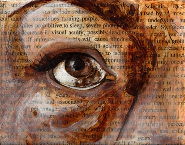 medicine, natural, natural science, medical illustration, paint, painting, fine art, drawing, text, medical text, medical literature, eye, eyes, eyeball, eyeballs, anatomy, anatomical, scientific, medical, grotesque, disturbing, nasty, morbid, morbidity, 