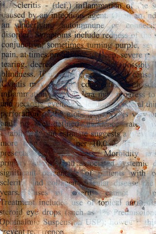 medicine, natural, natural science, medical illustration, paint, painting, fine art, drawing, text, medical text, medical literature, eye, eyes, eyeball, eyeballs, anatomy, anatomical, scientific, medical, grotesque, disturbing, nasty, morbid, morbidity, 