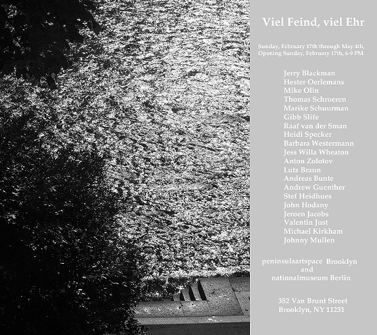 Viel Feind, viel Ehr at Peninsula Art Space opens February 17th, 6-9 PM