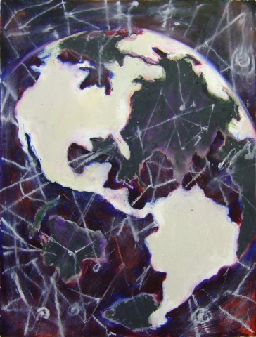 Through the Earth Map