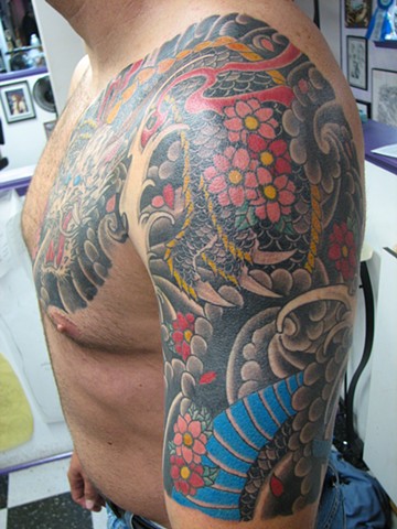 custom Japanese Tattoo Sleeve Oklahoma