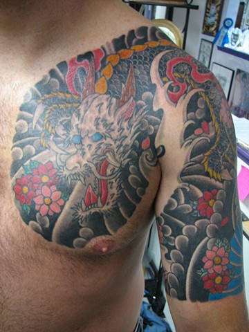 custom Japanese Tattoo Sleeve Oklahoma
