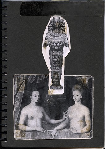 This is the cover of one of the earliest Breast Portrait Journals.