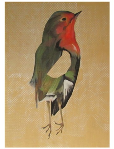 icarus, bird painting, hollow bird, dead bird