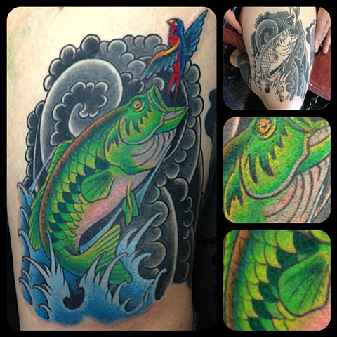 Fish Tattoo by Dan Wulff