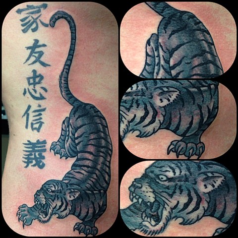 Tiger Tattoo by Dan Wulff