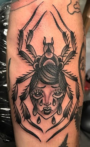 Ink Fact - NeoTrad Spider Girl Tattoo Done by Riccardo!!! Thanks to  @aleksandrmazzei ;) #inkfact #inkfactattoo #spider #tattoo #spidergirl # tattoos #tattoolife #neotraditional #neotraditionaltattoo #mantattoo  #colourtattoo #tattooofinstagram ...