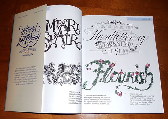 Flourish in a Quarto Hand Lettering Book - Published Spring 2017
