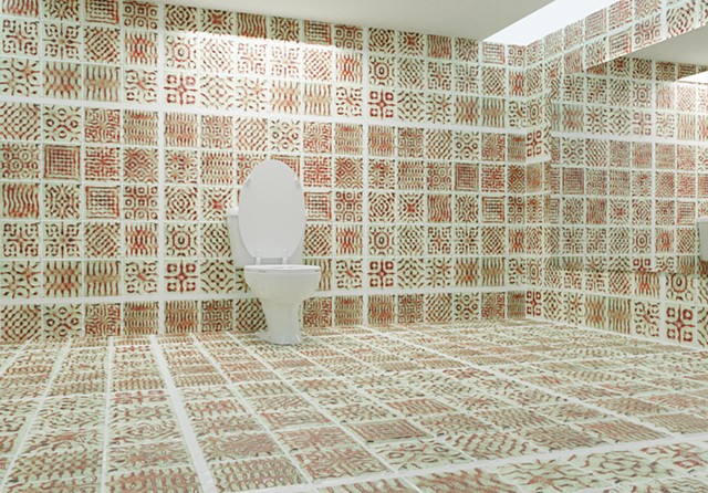 Acoustic Tiles (bathroom install)