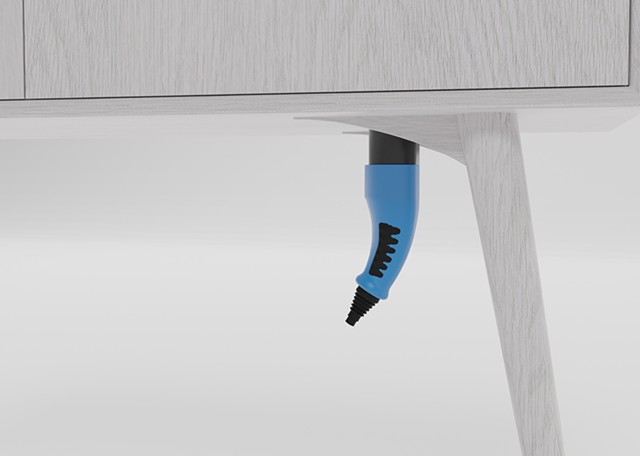 Table with Attachment (charging cable)