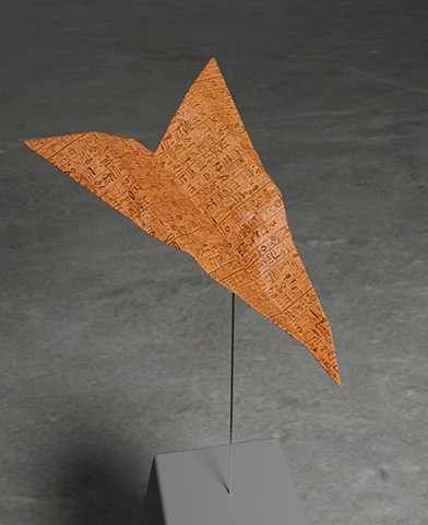 Clay Paper Airplane