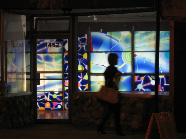 Storefront Installation viewed from street