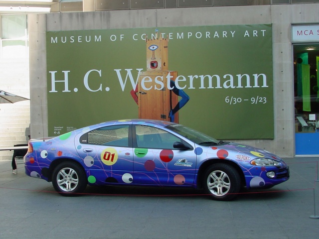 Nascar Pace car. Plublic Art Commission 