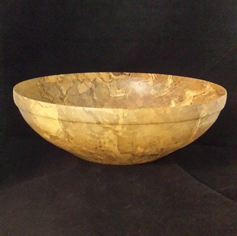 Spalted Holly Salad Bowl