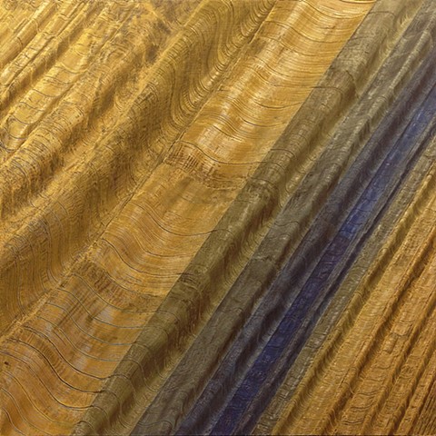 Gold and Ultramarine 2014 [Synthesized Textile]