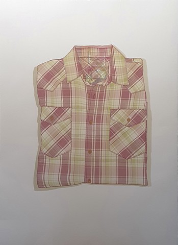 Experimental laser-engraved woodblock with screenprint in progress