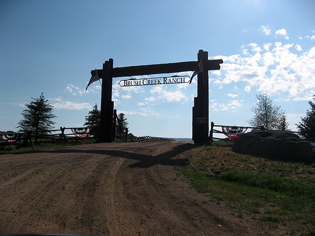 Brush Creek Ranch Entrance