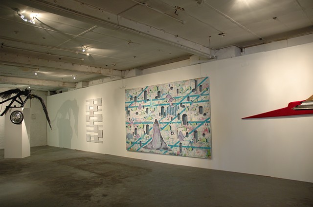 History Painting - Installed in 'Saxon', at Schwartz Projects, 2009