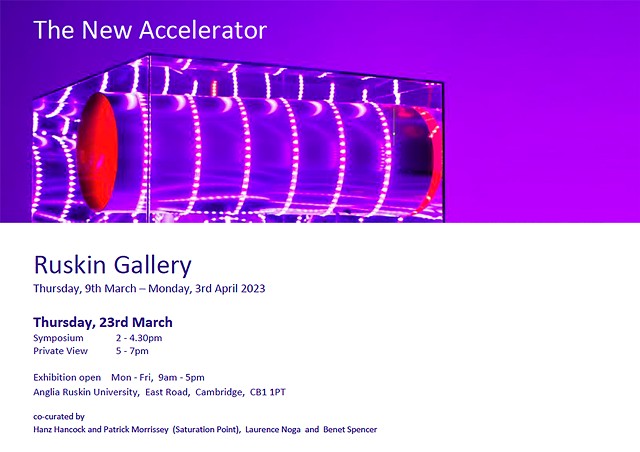 The New Accelerator, Ruskin Gallery, Anglia Ruskin University, Cambridge