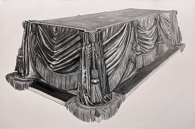 The Lincoln Catafalque (left)