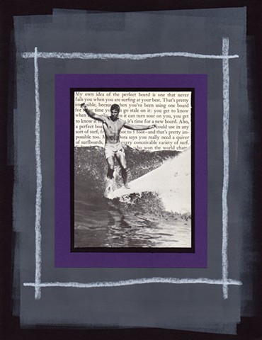 Mixed Media Surfing Collage