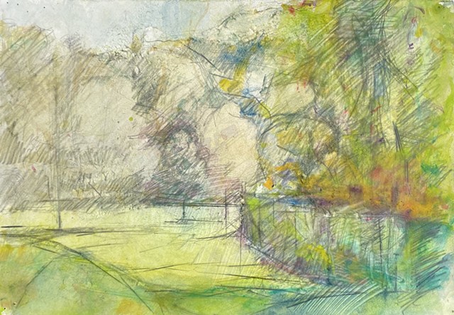 watercolour on paper not framed