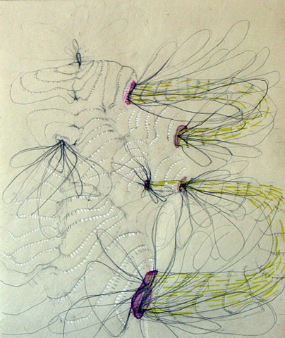 System Series drawing by Kathleen Thum