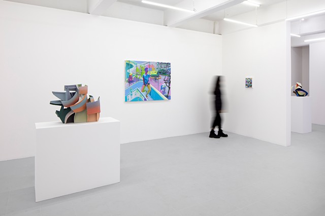 Installation view of "Aguacero" at Galerí­a Karen Huber, Mexico City, September 3 - October 24, 2026