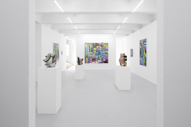 Installation view of "Aguacero" at Galerí­a Karen Huber, Mexico City, September 3 - October 24, 2026