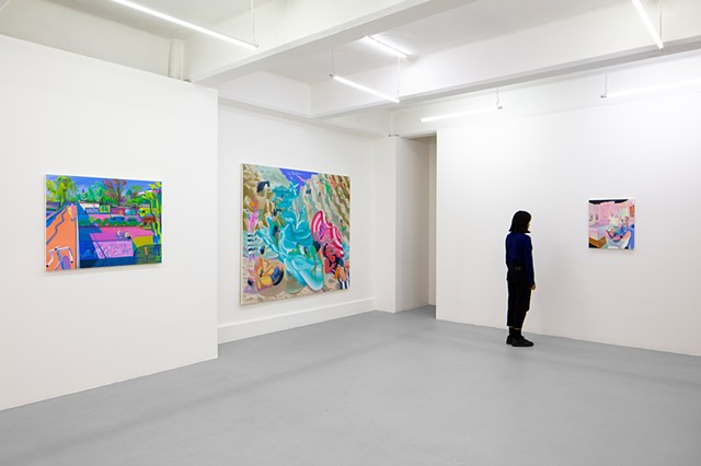 Installation View, Looking in All the Wrong Places, Galería Karen Huber, Mexico City, February 6 - April 27, 2024