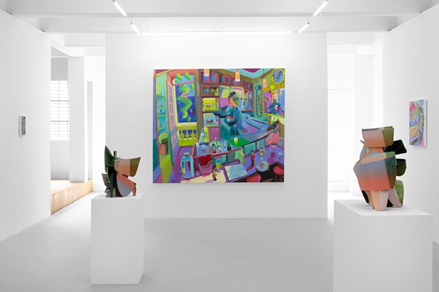 Installation view of "Aguacero" at Galerí­a Karen Huber, Mexico City, September 3 - October 24, 2026