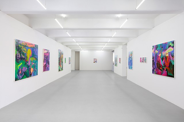 Installation View, Looking in All the Wrong Places, Galería Karen Huber, Mexico City, February 6 - April 27, 2024